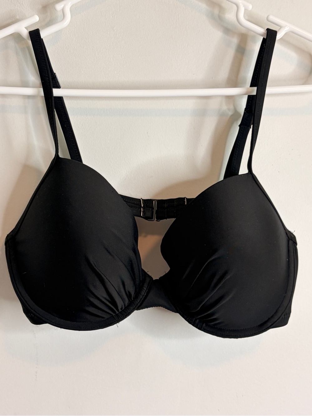 aerie lightly lined underwire bikini top Black Smooth 34DD